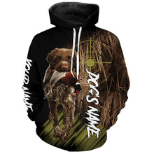 Load image into Gallery viewer, Wirehaired Pointing Griffon Custom Name Hunting Dog Shirts for Hunter, Gifts for Hunters FSD4554