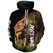 Load image into Gallery viewer, Red Golden Retriever Custom Name Hunting Dog Shirts for Hunter, Gifts for Hunters FSD4570