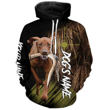 Load image into Gallery viewer, Vizsla Custom Name Hunting Dog Shirts for Hunter, Gifts for Hunters FSD4574