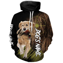 Load image into Gallery viewer, Golden Retriever Custom Name Hunting Dog Shirts for Hunter, Gifts for Hunters FSD4576