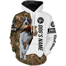 Load image into Gallery viewer, Pheasant Hunting with English Pointer Custom Name Camo Full Printing Shirts, Pointer hunting dog - FSD2760