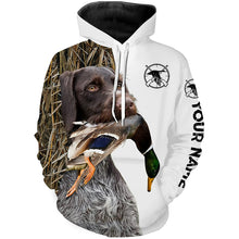 Load image into Gallery viewer, Duck Hunting With Dog Deutsch Drahthaar Customize Name Shirts, Personalized Gifts - FSD2786