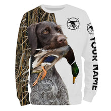 Load image into Gallery viewer, Duck Hunting With Dog Deutsch Drahthaar Customize Name Shirts, Personalized Gifts - FSD2786