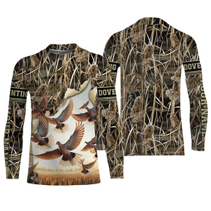 Dove hunting Camouflage custom name all over printed Shirts, Gift for hunters FSD4607