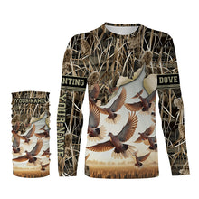 Load image into Gallery viewer, Dove hunting Camouflage custom name all over printed Shirts, Gift for hunters FSD4607