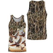 Load image into Gallery viewer, Dove hunting Camouflage custom name all over printed Shirts, Gift for hunters FSD4607