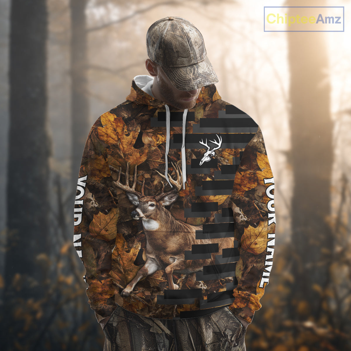 Deer Buck Hunting 3D All Over Printed Hoodie, Sweatshirt Hunting for Deer Hunter NHT353