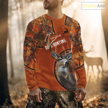 Load image into Gallery viewer, Whitetail Deer Hunting Shirt Orange Camo 3D All Over Print Personalized Gift for Hunters NHT38