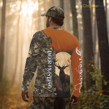 Load image into Gallery viewer, Best Orange Camo Deer Hunting Clothes 3D Full Print Full Moon Buck Design For Deer Hunters NHT41