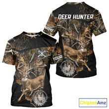 Load image into Gallery viewer, Forest Camo Deer Hunting Shirt, Deer Hunting With Full All Over 3D For Deer Hunters NHT247