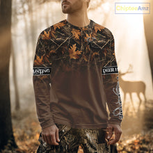 Load image into Gallery viewer, Personalized Brown Deer Hunting Camo Full Printing Shirts, Best Hunting Gifts NHT47