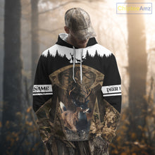 Load image into Gallery viewer, Whitetail Deer Hunting Season Shirt 3D Forest Scene Camo Best Hunting Gift For Hunters NHT48