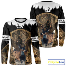 Load image into Gallery viewer, Whitetail Deer Hunting Season Shirt 3D Forest Scene Camo Best Hunting Gift For Hunters NHT48