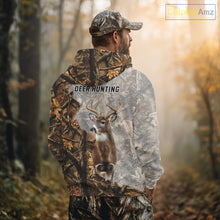 Load image into Gallery viewer, Beautiful Deer Hunting 3D Shirt All-Over Print with Deer Buck, Camouflage For Deer Hunters NHT248