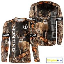 Load image into Gallery viewer, Deer Hunting Custom Name Camouflage Hunting Clothes, Deer Hunting Outfit, Hunting Shirt NHT252
