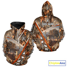 Load image into Gallery viewer, Custom Camo 3D Animal Deer Hunting Shirt Best Hunting Clothes For Season, Hunting Gift NHT255