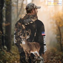 Load image into Gallery viewer, Deer Hunting Shirt Brown Camo 3D All Over Print, Hunting Clothes for Deer Season NHT260
