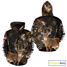Load image into Gallery viewer, Deer Hunting Shirt Brown Camo 3D All Over Print, Hunting Clothes for Deer Season NHT260