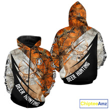 Load image into Gallery viewer, Deer Hunting Orange Camo Winter 3D All Over Printed Shirt, Hunting Clothes for Deer Season NHT268