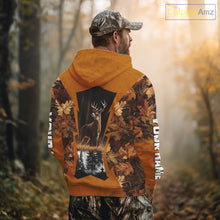 Load image into Gallery viewer, Whitetail Deer Hunting Orange Camo Autumn - Personalized All Over Print Deer Hunting Clothes NHT179