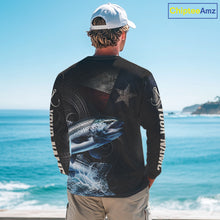 Load image into Gallery viewer, Personalized Texas Chinook Salmon Fishing Shirt – Custom Name Angler Apparel For Fishermen