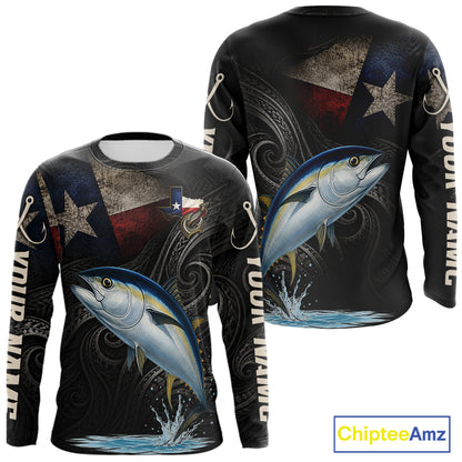 Personalized Texas Tuna Fishing Shirt – Custom Name Angler Apparel For Fishermen