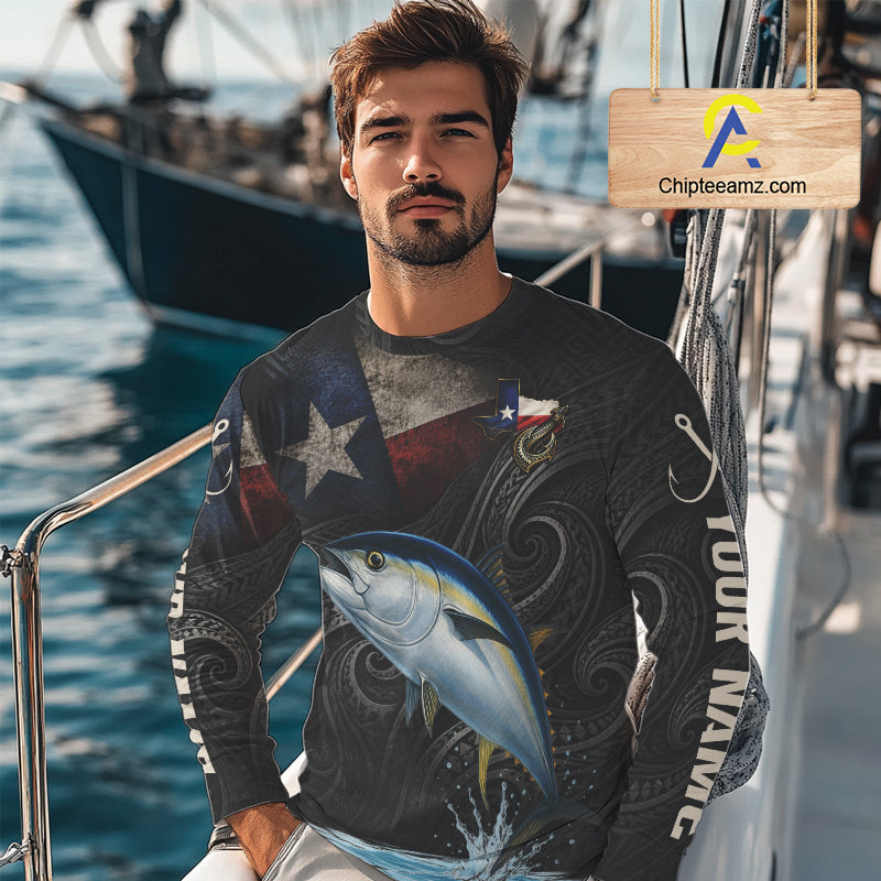 Personalized Texas Tuna Fishing Shirt – Custom Name Angler Apparel For Fishermen