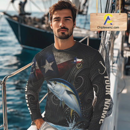 Personalized Texas Tuna Fishing Shirt – Custom Name Angler Apparel For Fishermen