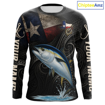 Personalized Texas Tuna Fishing Shirt – Custom Name Angler Apparel For Fishermen