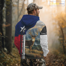 Load image into Gallery viewer, Deer Hunting Shirt with Texas Flag, Personalized Gift for Hunters NHT03