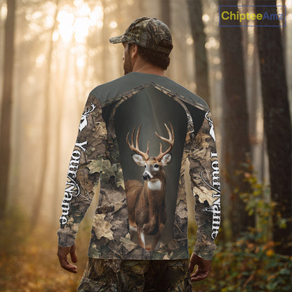 Customized Name Deer Hunting Unisex 3D All Over Printed For Men, Best Hunting Clothes NHT313