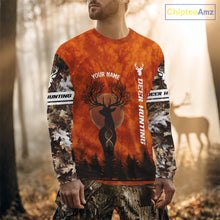 Load image into Gallery viewer, Deer Hunting Season Shirt DNA Tree Design Camo Big Game Hunting Gift, Hunting Clothes For Men NHT45