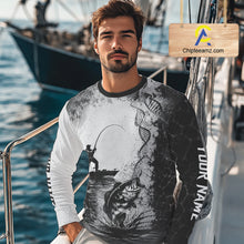Load image into Gallery viewer, Bass Fishing Long Sleeve Fishing Shirt Fisherman DNA Performance Apparel For Men With fishing Graphic by ChipteeAmz