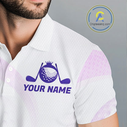 White and purple sports jersey with 'Team Name' and 'Your Name