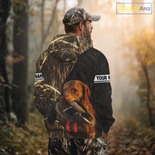 Load image into Gallery viewer, Chesapeake Bay Retriever Duck Hunting Dog Waterfowl Camo Full Printing Shirts, Hunting Gift NHT176