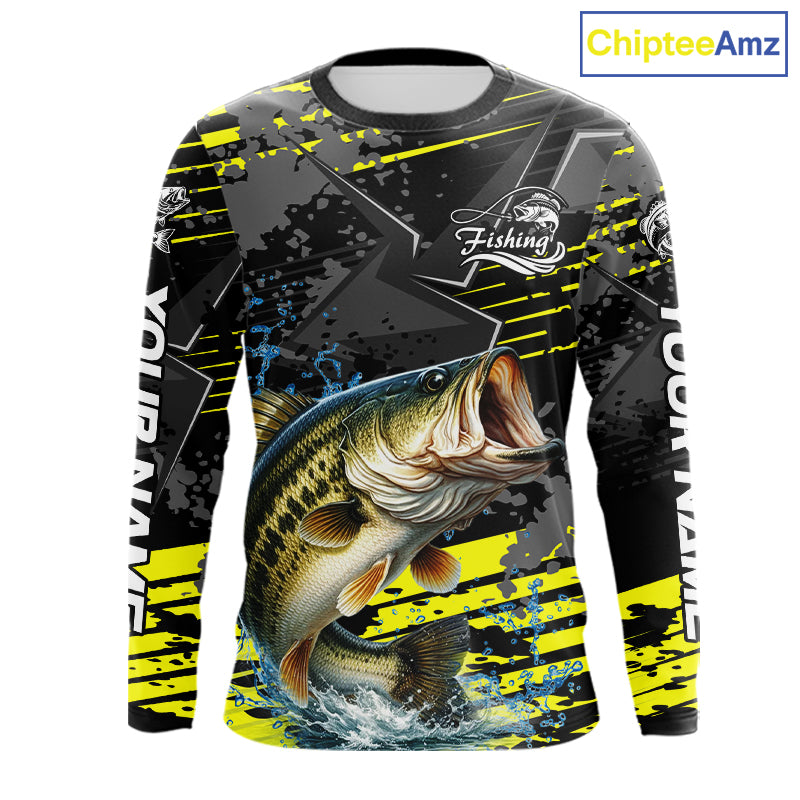 Personalized Largemouth Bass Fishing Jerseys For Fishing Team, Fishing Gift For Men NHT520