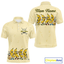 Load image into Gallery viewer, Funny Banana Mens Golf Polo Shirts Team, Mens Golf Jerseys For Golfer, Golf Gifts NHT908