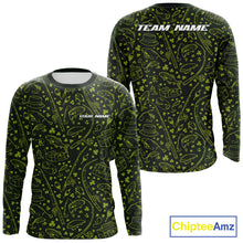 Load image into Gallery viewer, Fishing Shirt Long Sleeve, Patrick Day Fishing Jersey Personalized Name, Team Name NHT426