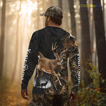 Load image into Gallery viewer, Customized Name Whitetail Deer Hunting Jump Shirt, Gift for Hunters – NHT315