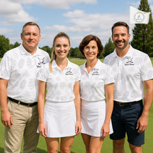 Load image into Gallery viewer, Womens Golf Polo Shirts Custom Gray Tropical Leaves Golf Shirts, Best Mens Golf Wears NHT783