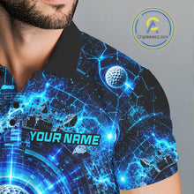 Load image into Gallery viewer, Shirt with futuristic design and 'Your Name' text, brand logo visible