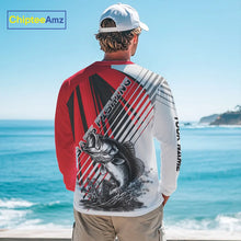 Load image into Gallery viewer, Largemouth Bass Fishing Shirts Long Sleeve Customize Name, Personalized Fishing Gift NHT381