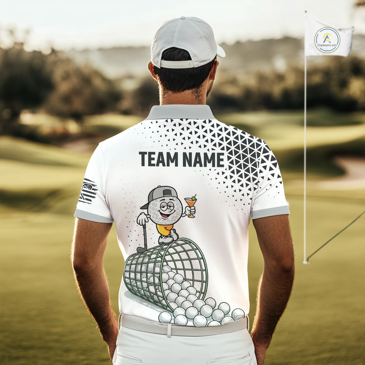 Funny Custom Mens Golf Polo Shirt, Personalized Drinking Golf Jersey, Custom Golf Outfit For Familly Team Shirt NHT697