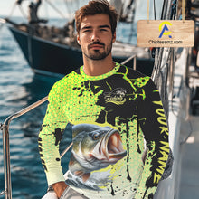 Load image into Gallery viewer, Largemouth Bass Fishing Shirts Long Sleeve Custom Bass Fishing Apparel NHT406