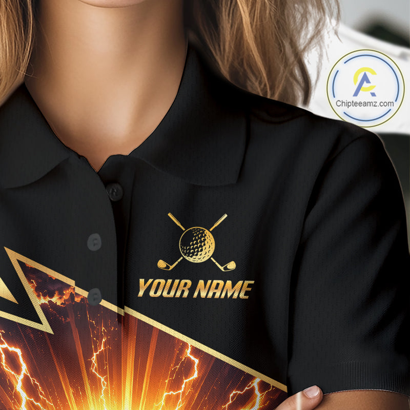 Funny Golf Ball Womens Golf Polo Shirts Custom Golf And Beer Golf Apparel For Golfer NHT899