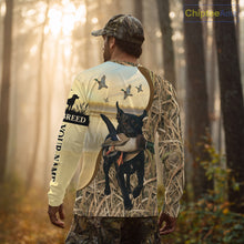 Load image into Gallery viewer, Personalized Duck Hunting Shirt – Custom Dog&#39;s Photo and Name for Hunters NHT258