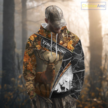 Load image into Gallery viewer, Red Deer Hunting Orange Camo Black - Personalized All Over Print Deer Hunting Clothes NHT171