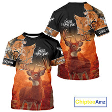 Load image into Gallery viewer, Best Custom Deer Hunting Shirt 3D All Over Print Autumn Forest Big Buck Personalized Gifts NHT35