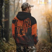Load image into Gallery viewer, Best Deer Hunting Shirt 3D All Over Print Orange And Black Personalized Name For Hunters NHT63
