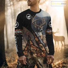 Load image into Gallery viewer, Whitetail Deer Hunting Shirt With Autumn Leaves Camo Pattern For Fall Season Hunters NHT75
